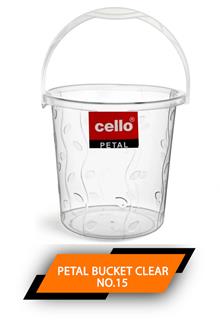 Cello Petal Bucket Clear  No.15
